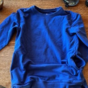Primary Royal Blue Long-Sleeve Crewneck Sweatshirt